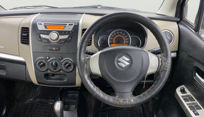 2016 Maruti Wagon R 1.0 VXI AMT, Petrol, Automatic, 48,590 km, Steering Wheel Close Up