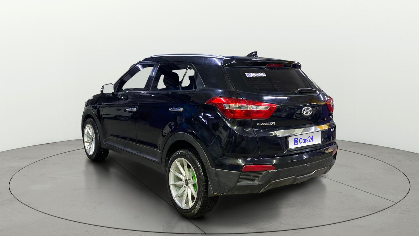 2016 Hyundai Creta SX PLUS AT 1.6 DIESEL, Diesel, Automatic, 53,029 km, Left Back Diagonal