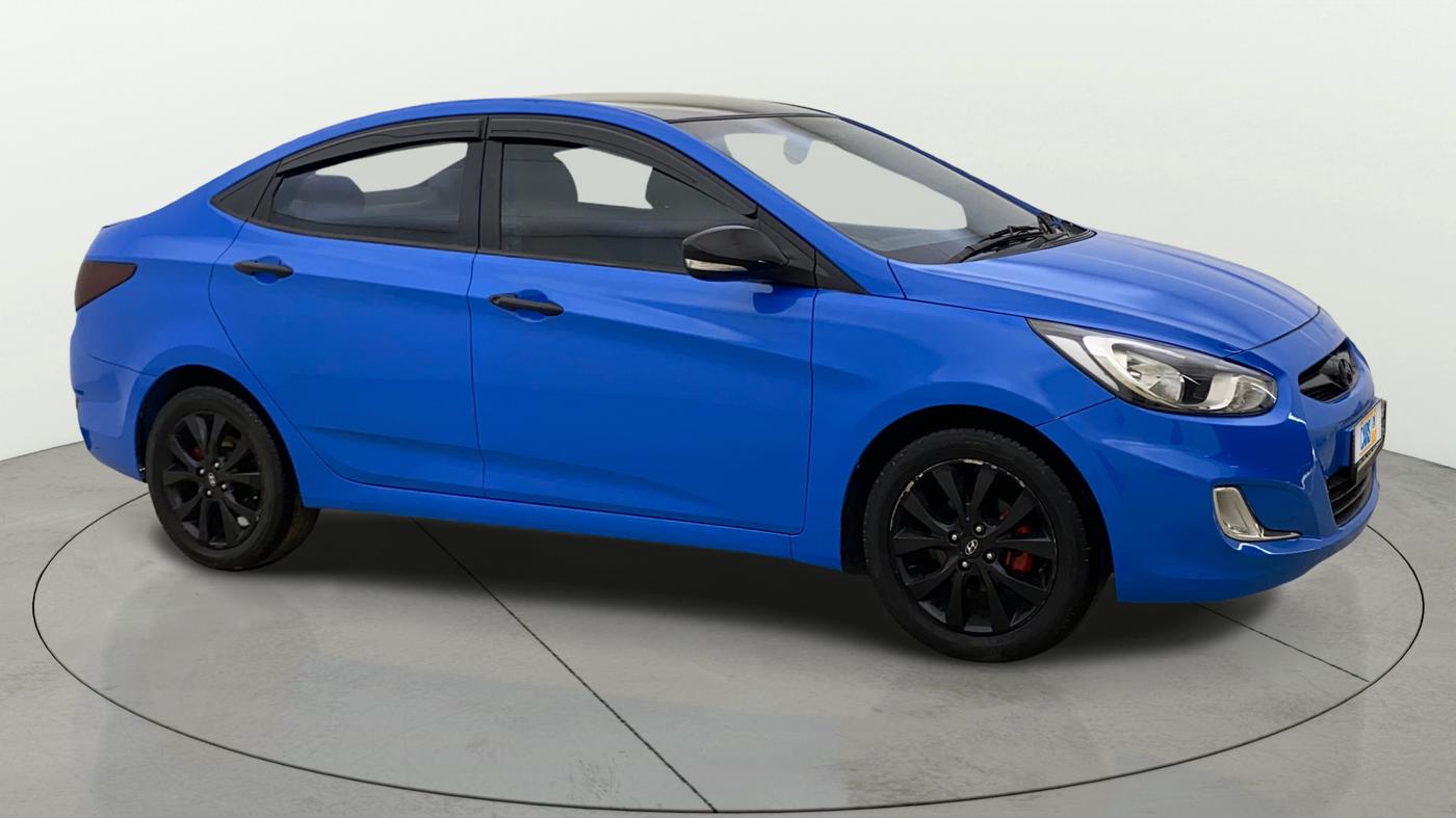 2014 Hyundai Verna FLUIDIC 1.6 VTVT SX, CNG, Manual, 60,800 km, Right Front Diagonal