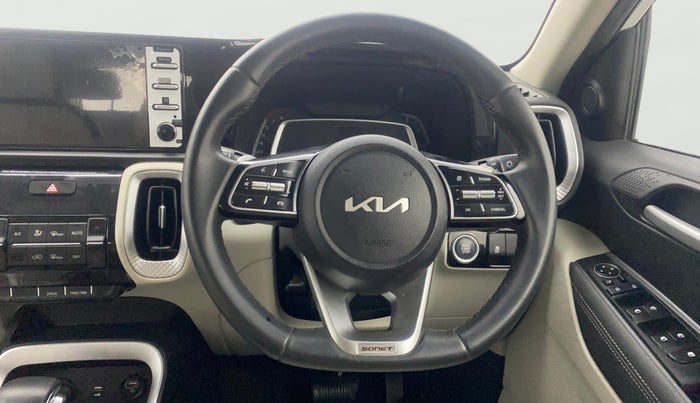 2022 KIA SONET HTX 1.0 DCT, Petrol, Automatic, 29,010 km, Steering Wheel Close Up