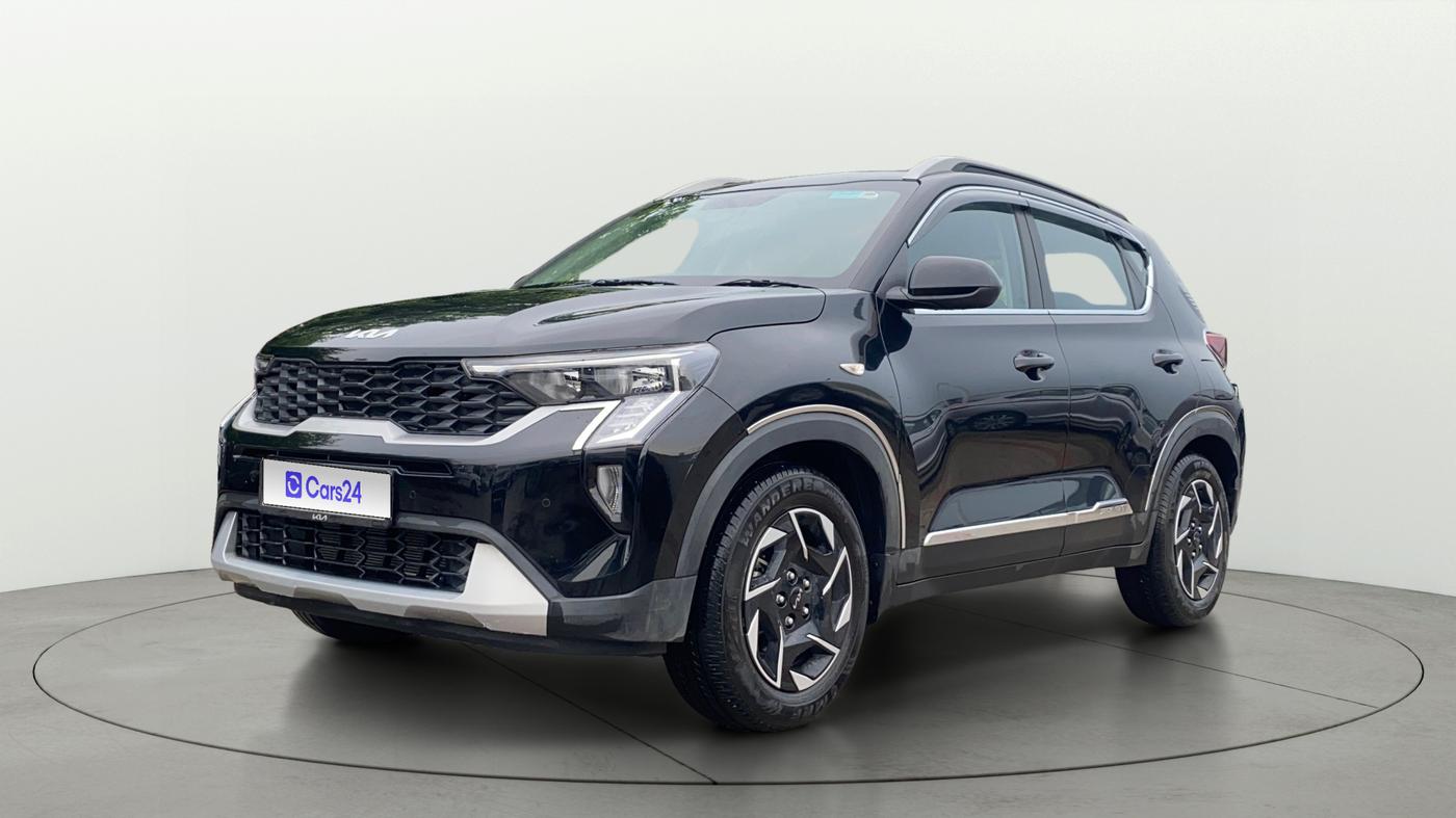 2024 KIA SONET HTK (O) 1.2 Petrol MT, Petrol, Manual, 1,862 km, Left Front Diagonal