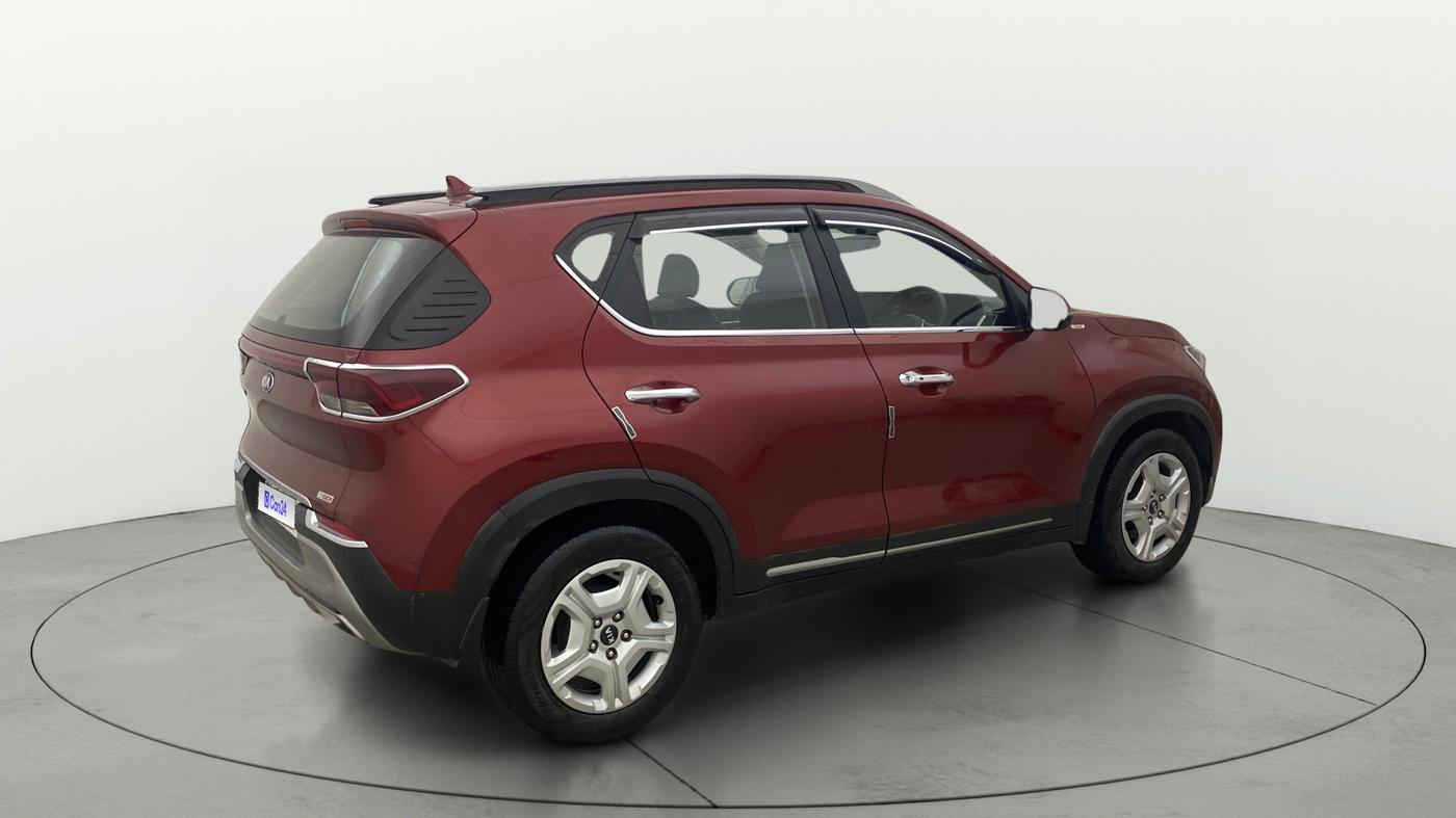 2020 KIA SONET HTX 1.0 IMT, Petrol, Manual, 27,576 km, Right Back Diagonal