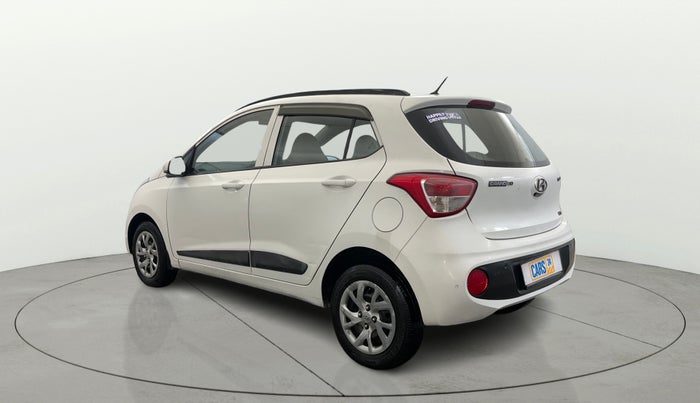 2017 Hyundai Grand i10 SPORTZ (O) 1.2 KAPPA VTVT, Petrol, Manual, 70,552 km, Left Back Diagonal