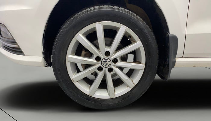 2018 Volkswagen Ameo HIGHLINE PLUS 1.0L 16 ALLOY, Petrol, Manual, 1,14,764 km, Left Front Wheel