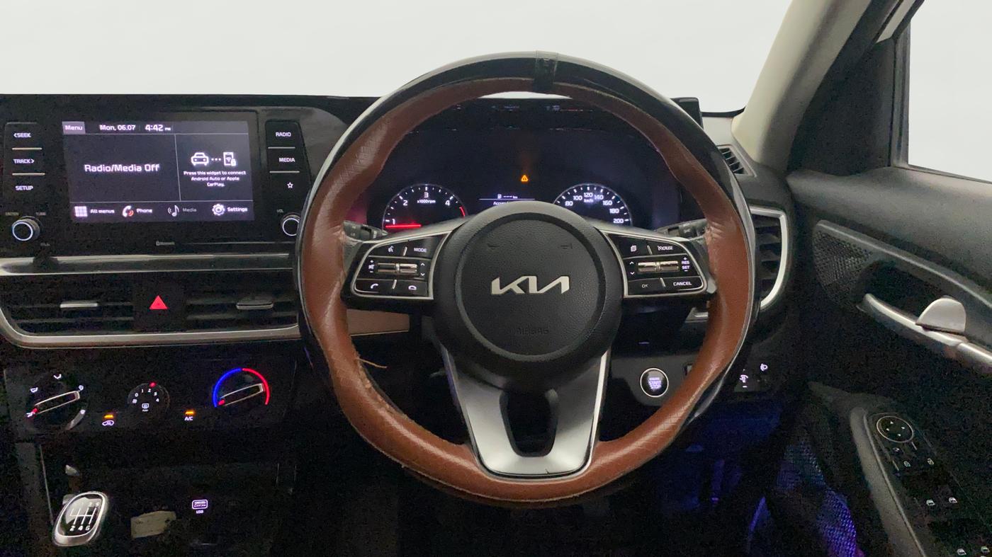 2022 KIA SELTOS HTK PLUS 1.5 DIESEL, Diesel, Manual, 86,665 km, Steering Wheel Close Up