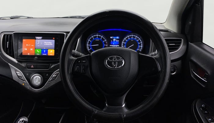 2020 Toyota Glanza G, Petrol, Manual, 64,711 km, Steering Wheel Close Up