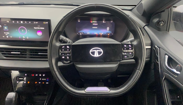 2023 Tata NEXON FEARLESS + S P MT, Petrol, Manual, 21,169 km, Steering Wheel Close Up