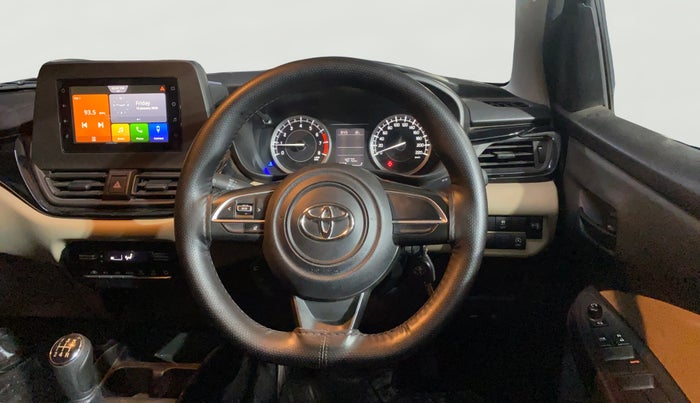 2023 Toyota Glanza S, Petrol, Manual, 4,041 km, Steering Wheel Close Up