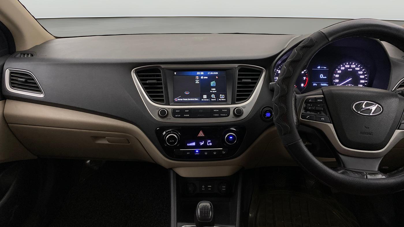 2019 Hyundai Verna 1.6 VTVT SX, Petrol, Manual, 76,057 km, Air Conditioner