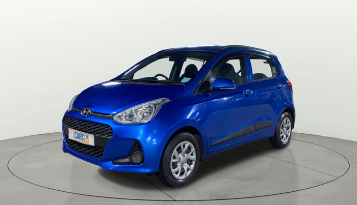 2017 Hyundai Grand i10 SPORTZ (O) 1.2 KAPPA VTVT, Petrol, Manual, 38,898 km, Left Front Diagonal