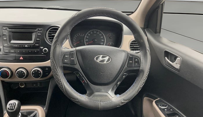 2016 Hyundai Grand i10 SPORTZ 1.2 KAPPA VTVT, Petrol, Manual, 84,467 km, Steering Wheel Close Up