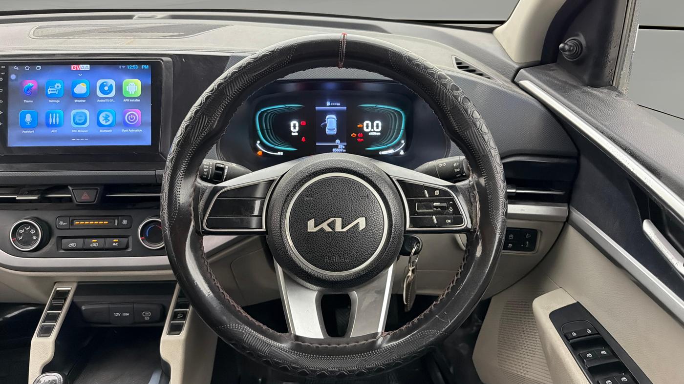 2023 KIA CARENS PREMIUM 1.5 PETROL 7 STR, Petrol, Manual, 85,602 km, Steering Wheel Close Up