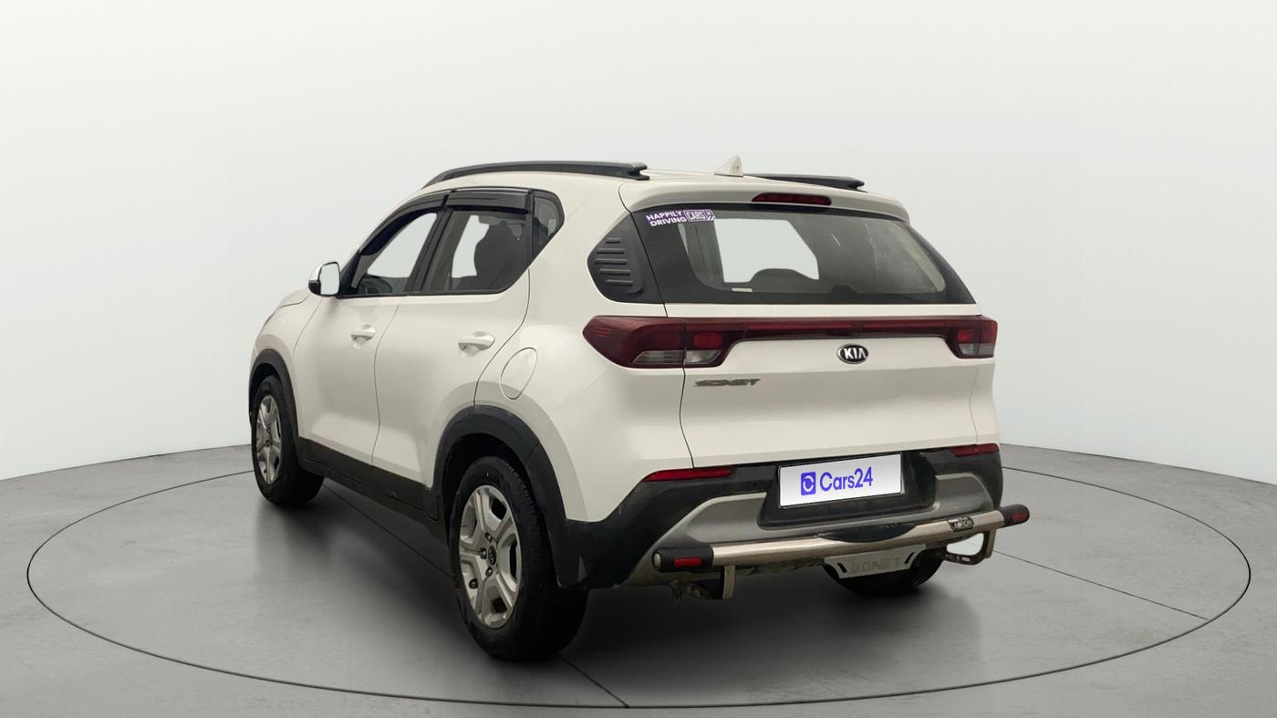 2020 KIA SONET HTK PLUS 1.2, Petrol, Manual, 1,22,315 km, Left Back Diagonal