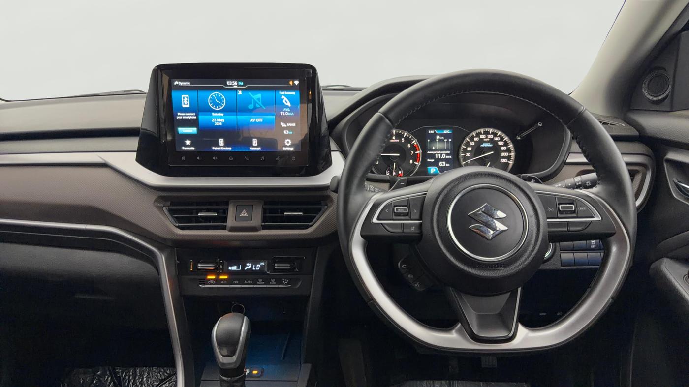 2024 Maruti BREZZA ZXI + AT SMART HYBRID, Petrol, Automatic, 9,544 km, Steering Wheel Close Up