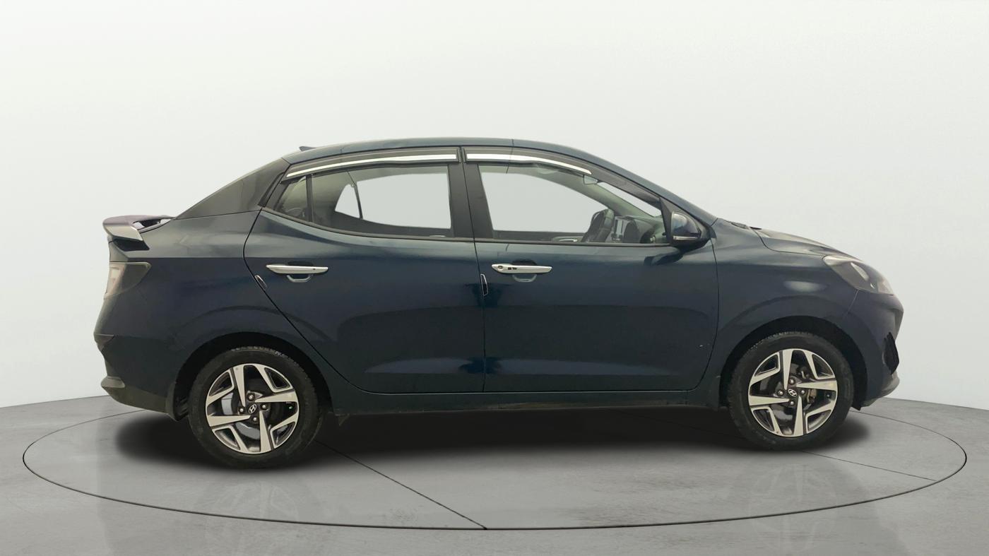 2022 Hyundai AURA SX 1.2 CNG, CNG, Manual, 1,21,535 km, Right Side View