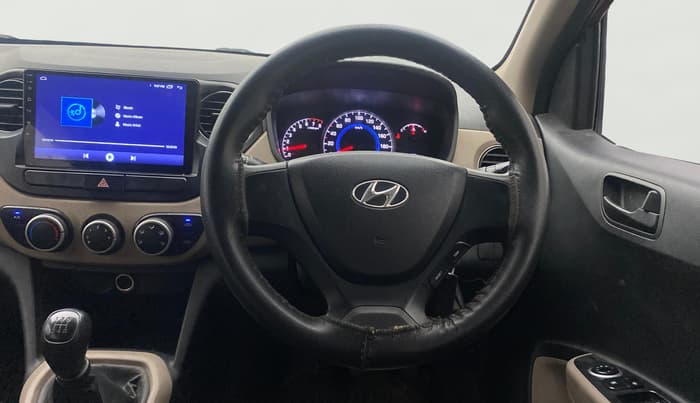 2015 Hyundai Grand i10 MAGNA 1.2 KAPPA VTVT, Petrol, Manual, 36,310 km, Steering Wheel Close Up