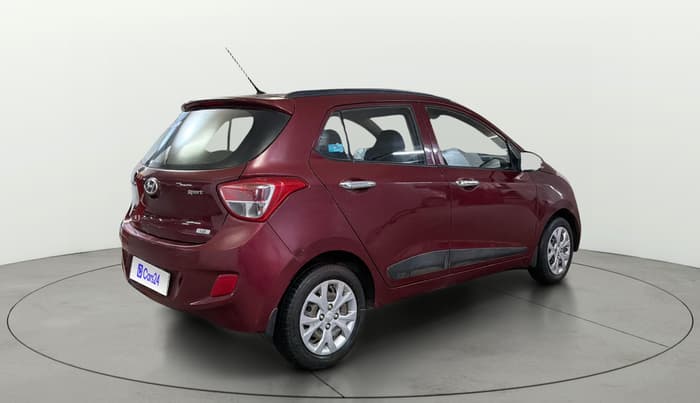 2015 Hyundai Grand i10 SPORTZ 1.2 KAPPA VTVT, Petrol, Manual, 45,841 km, Right Back Diagonal