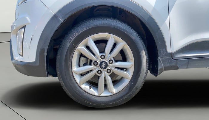2017 Hyundai Creta SX PLUS 1.6 DIESEL, Diesel, Manual, 1,24,911 km, Left Front Wheel