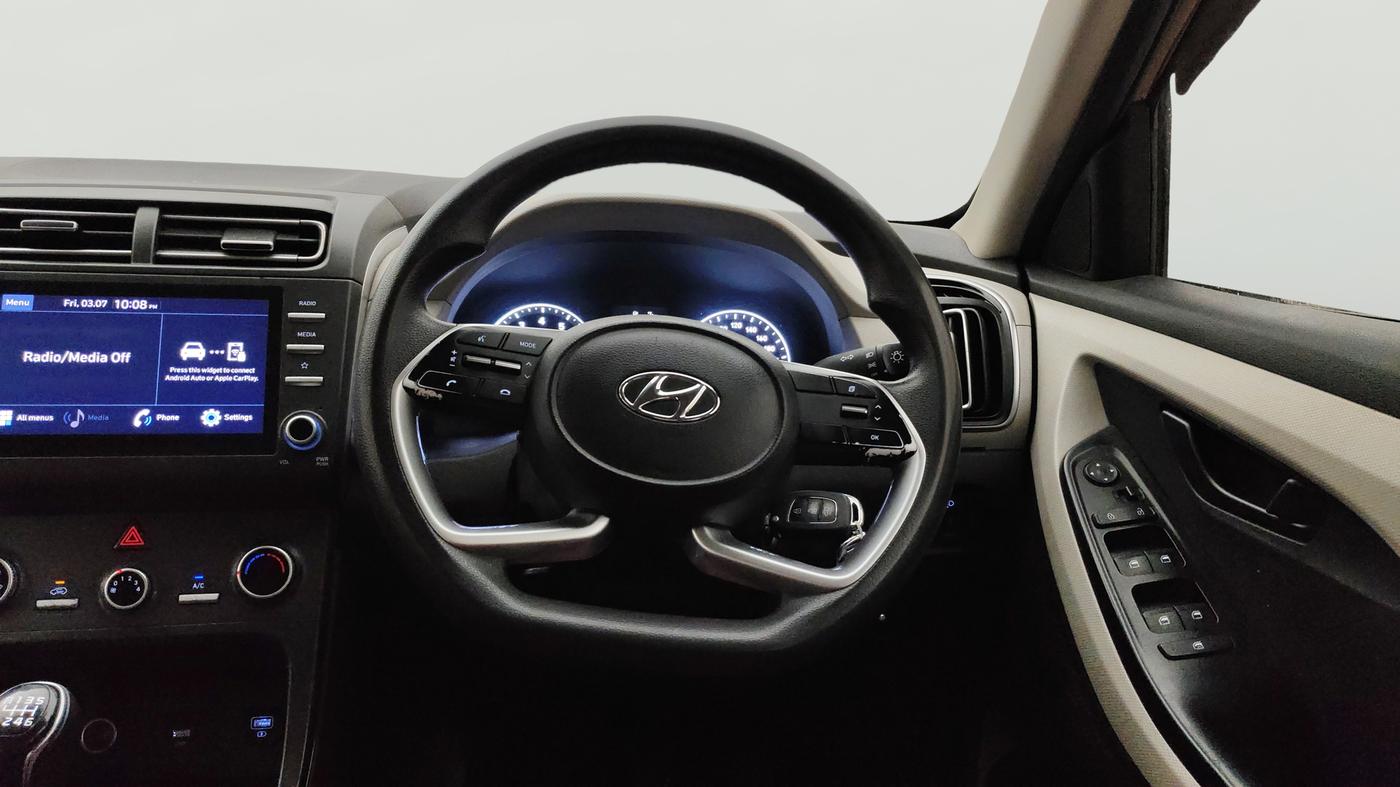 2022 Hyundai Creta EX 1.5 PETROL, Petrol, Manual, 54,617 km, Steering Wheel Close Up