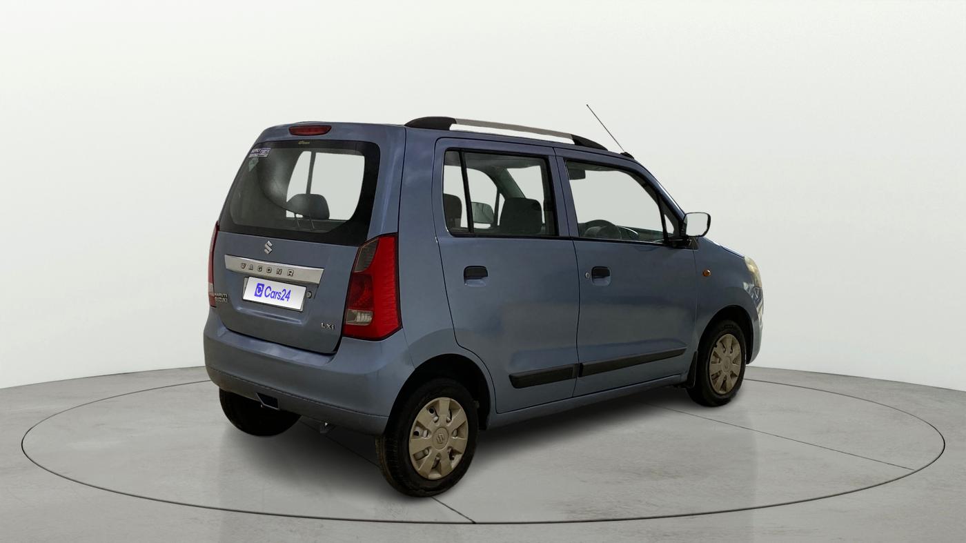 2013 Maruti Wagon R 1.0 LXI CNG, CNG, Manual, 88,276 km, Right Back Diagonal
