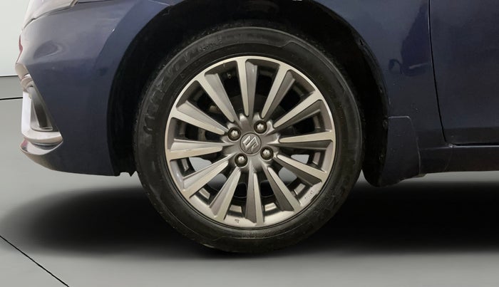 2022 Maruti Ciaz ALPHA  AT 1.5 SHVS PETROL, Petrol, Automatic, 67,344 km, Left Front Wheel