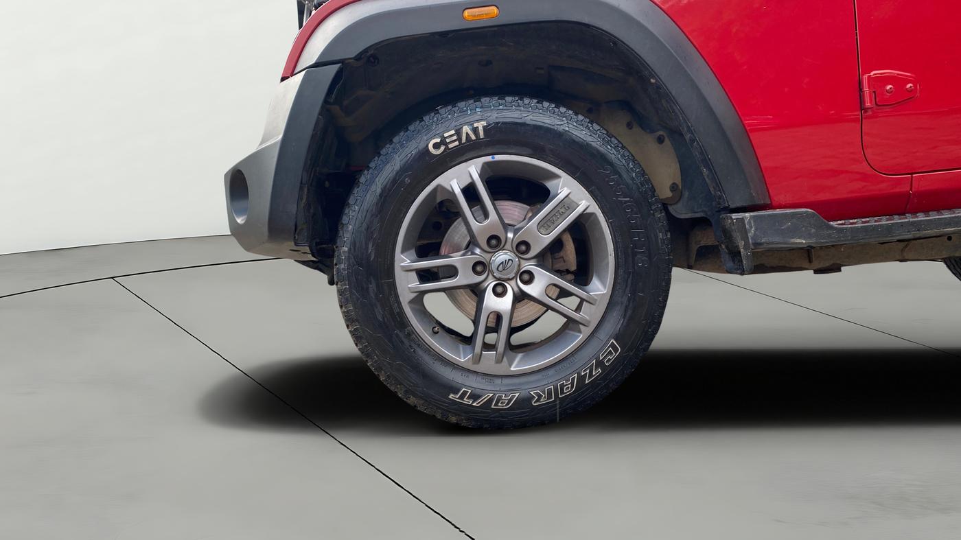 2021 Mahindra Thar LX HT PETROL 4WD MT, Petrol, Manual, 27,387 km, Left Front Wheel