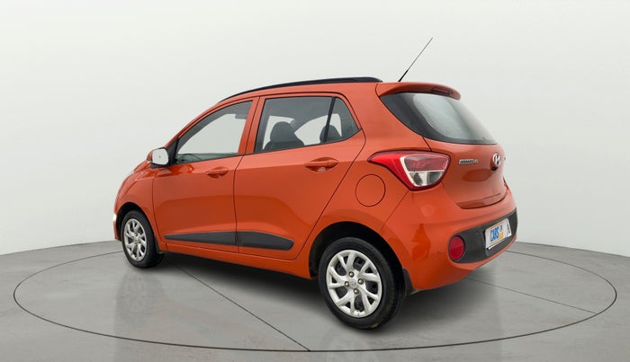 2018 Hyundai Grand i10 SPORTZ (O) 1.2 KAPPA VTVT, Petrol, Manual, 37,985 km, Left Back Diagonal