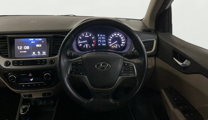 2018 Hyundai Verna 1.6 VTVT SX (O) AT, Petrol, Automatic, 90,449 km, Steering Wheel Close Up