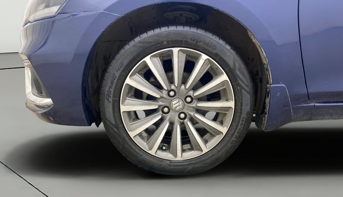 2019 Maruti Ciaz ALPHA  AT 1.5 SHVS PETROL, Petrol, Automatic, 55,677 km, Left Front Wheel