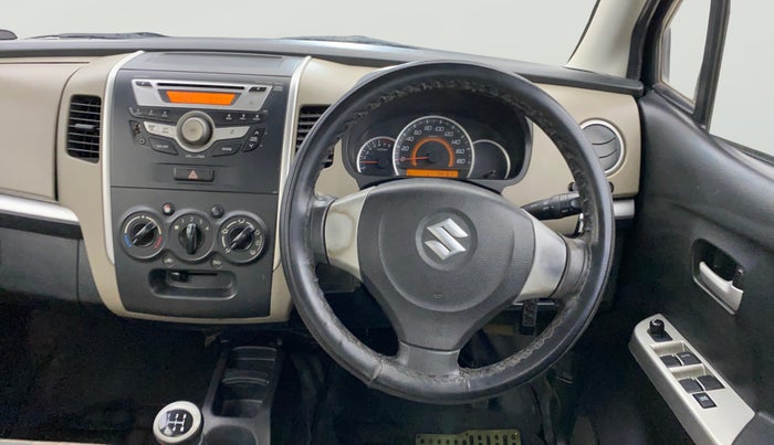 2013 Maruti Wagon R 1.0 VXI, Petrol, Manual, 79,156 km, Steering Wheel Close Up