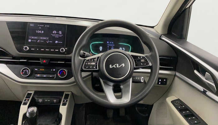 2023 KIA CARENS PRESTIGE 1.5 DIESEL IMT 7 STR, Diesel, Manual, 1,02,184 km, Steering Wheel Close Up