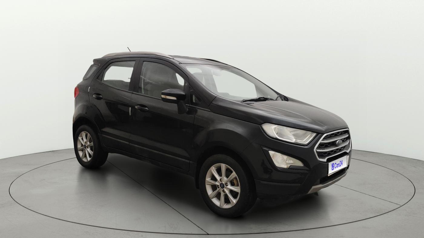 2019 Ford Ecosport TITANIUM + 1.5L DIESEL, Diesel, Manual, 1,33,281 km, Right Front Diagonal
