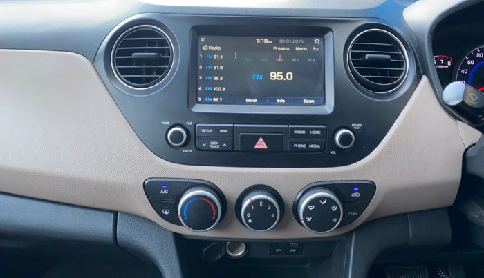 2017 Hyundai Grand i10 SPORTZ (O) AT 1.2 KAPPA VTVT, Petrol, Automatic, 76,676 km, Air Conditioner