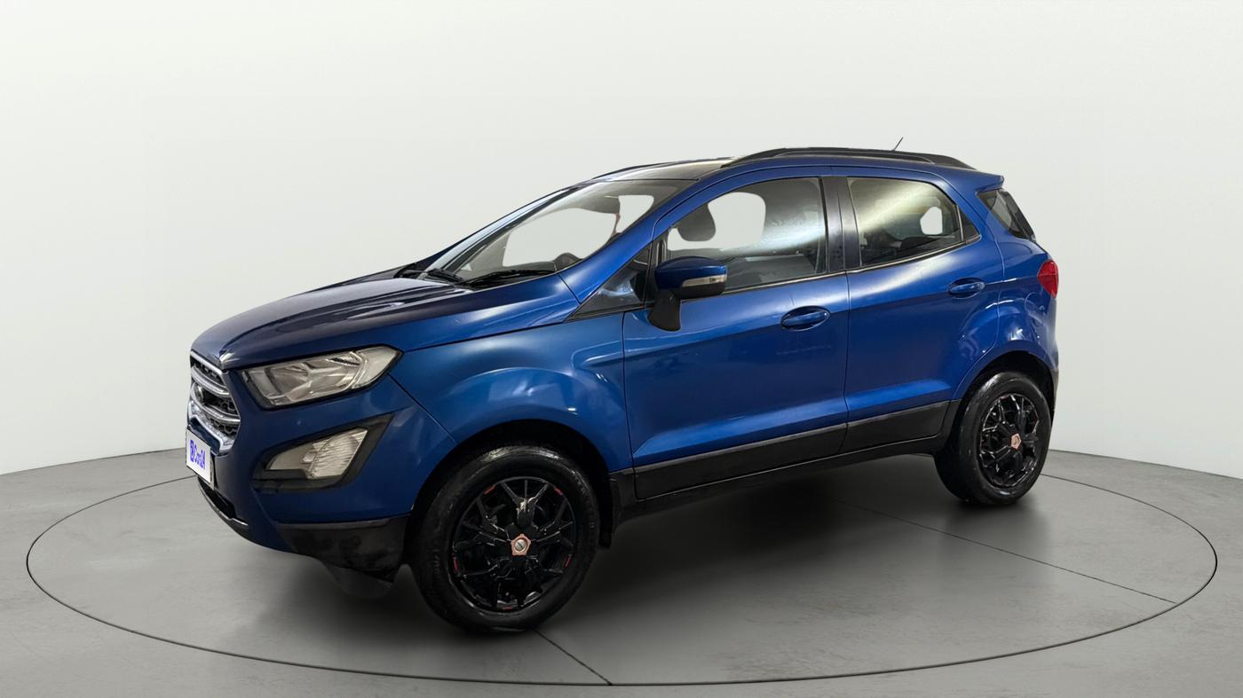 2018 Ford Ecosport TREND + 1.5L PETROL AT, Petrol, Automatic, 1,05,445 km, Left Front Diagonal