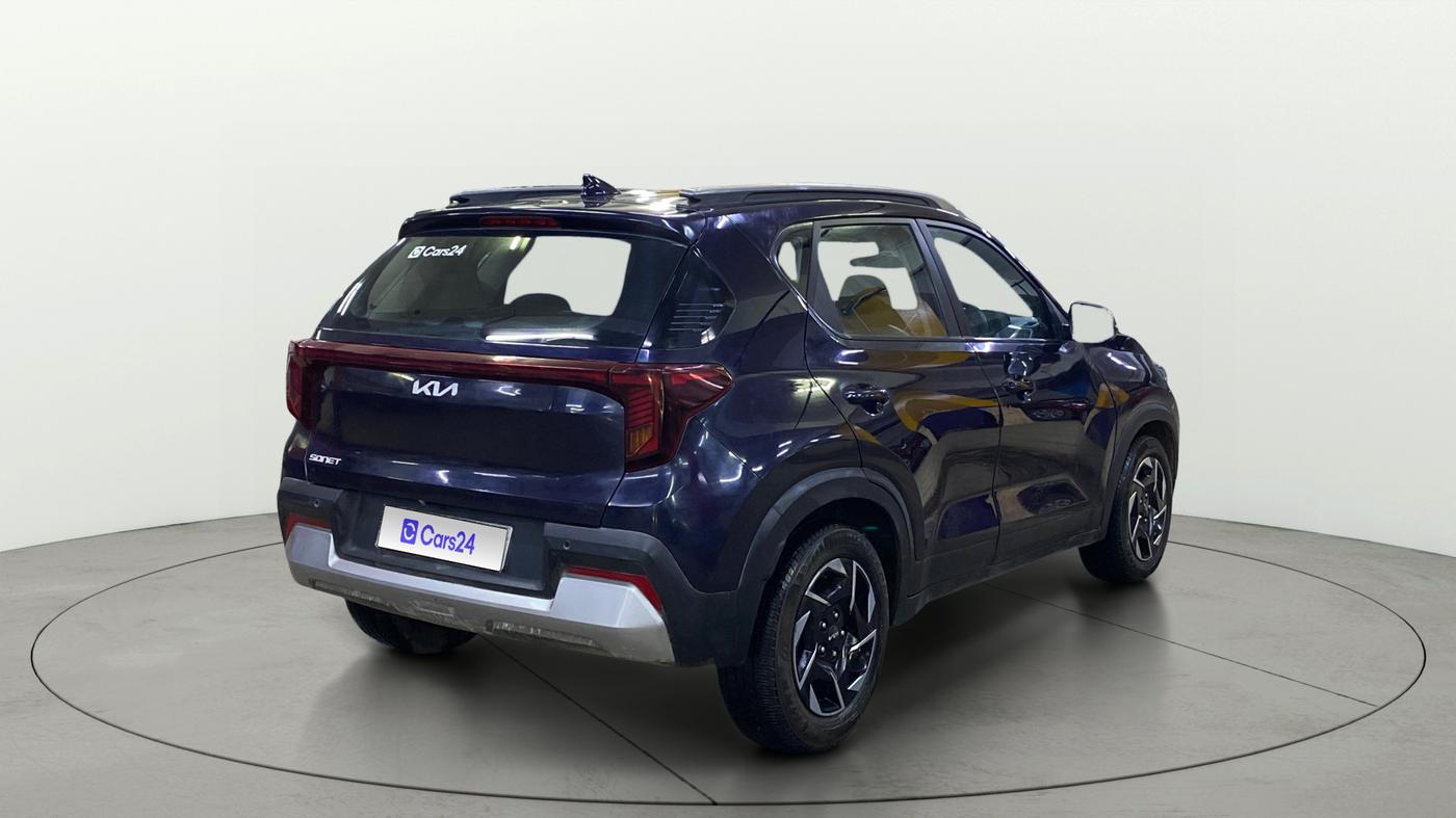 2024 KIA SONET HTK PLUS 1.2 PETROL MT, Petrol, Manual, 24,928 km, Right Back Diagonal