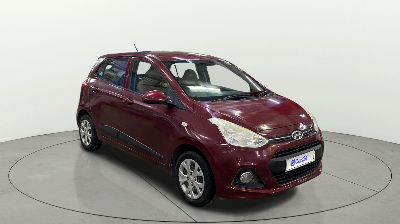 2015 Hyundai Grand i10 MAGNA 1.1 CRDI, Diesel, Manual, 84,587 km, Right Front Diagonal