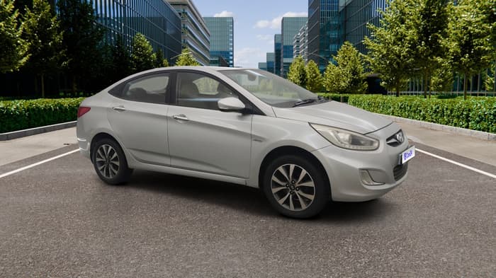 2013 Hyundai Verna FLUIDIC 1.6 VTVT SX OPT AT, Petrol, Automatic, 80,095 km, Right Front Diagonal