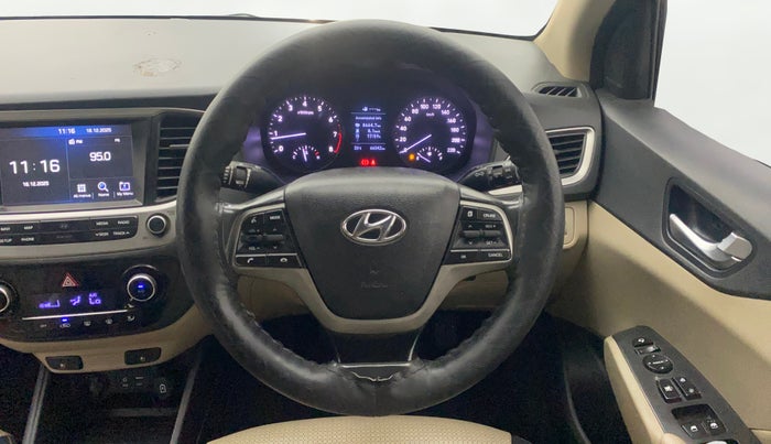2019 Hyundai Verna 1.6 VTVT SX O, Petrol, Manual, 66,006 km, Steering Wheel Close Up