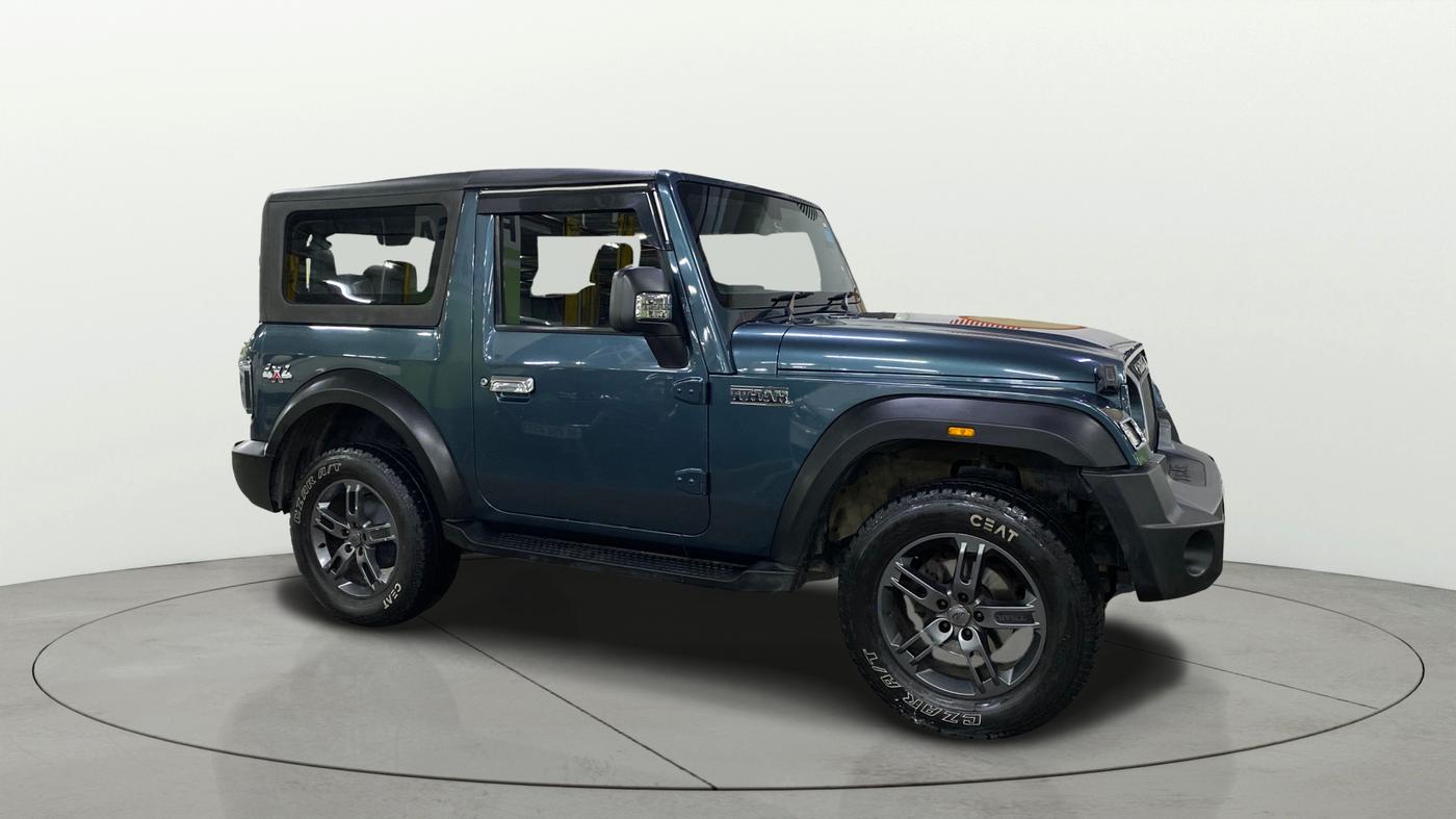 2022 Mahindra Thar LX HT PETROL 4WD MT, Petrol, Manual, 52,058 km, Right Front Diagonal
