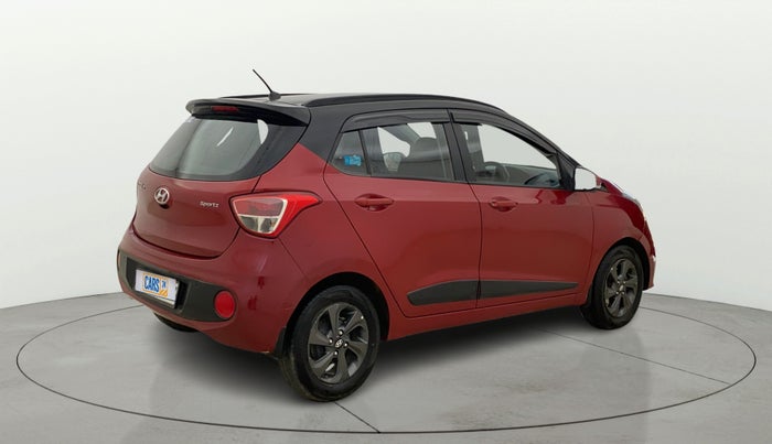 2018 Hyundai Grand i10 SPORTZ 1.2 KAPPA VTVT DUAL TONE, Petrol, Manual, 53,108 km, Right Back Diagonal