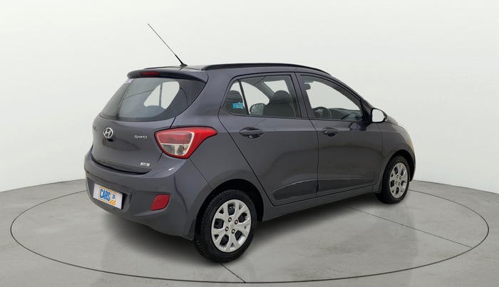2015 Hyundai Grand i10 SPORTZ 1.2 KAPPA VTVT, Petrol, Manual, 33,844 km, Right Back Diagonal