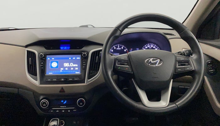 2018 Hyundai Creta SX PLUS AT 1.6 PETROL, Petrol, Automatic, 55,657 km, Steering Wheel Close Up
