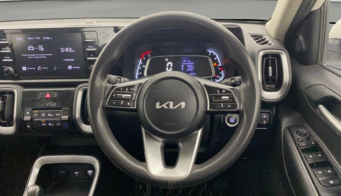 2023 KIA SONET HTK PLUS 1.5 IMT, Diesel, Manual, 38,169 km, Steering Wheel Close Up