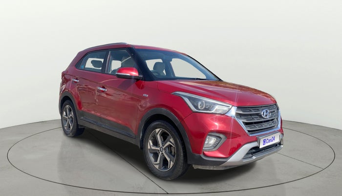 2018 Hyundai Creta SX 1.6 PETROL, Petrol, Manual, 1,23,472 km, Right Front Diagonal