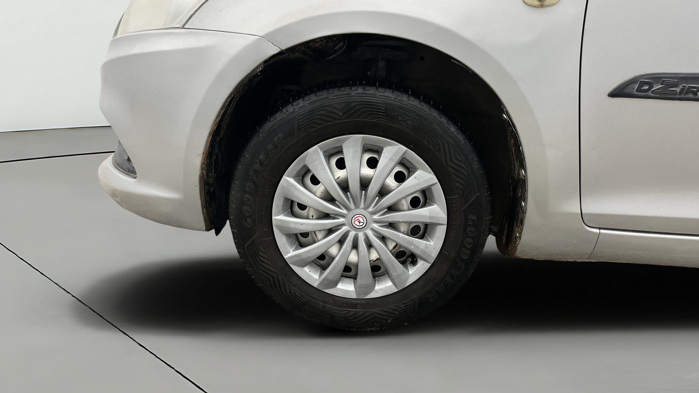 2015 Maruti Swift Dzire LXI (O), Petrol, Manual, 87,580 km, Left Front Wheel