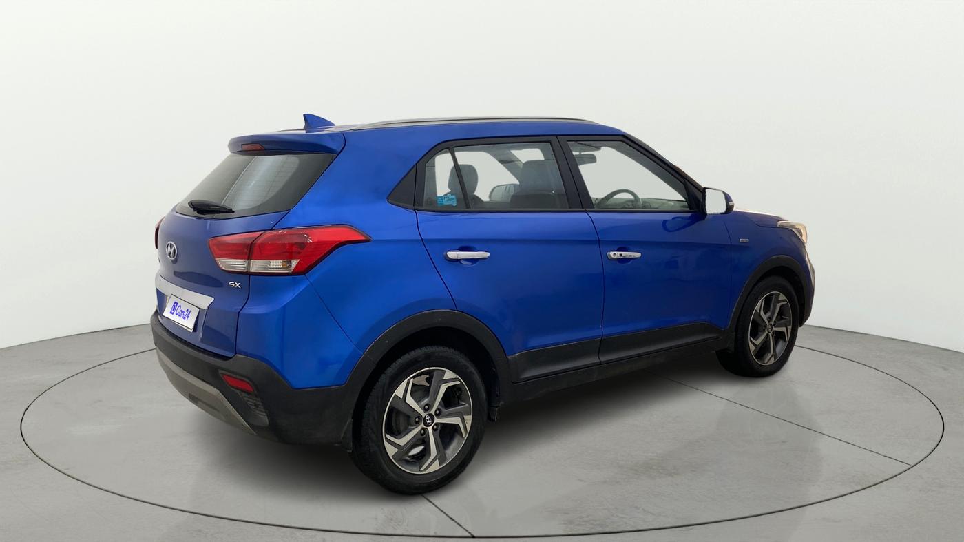 2018 Hyundai Creta SX AT 1.6 PETROL, Petrol, Automatic, 78,241 km, Right Back Diagonal