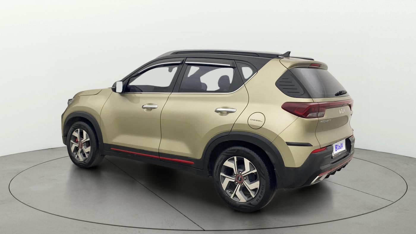 2021 KIA SONET GTX PLUS 1.5 AT, Diesel, Automatic, 53,919 km, Left Back Diagonal