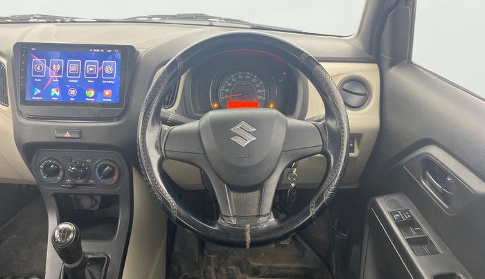 2021 Maruti New Wagon-R LXI CNG 1.0, CNG, Manual, 1,09,318 km, Steering Wheel Close Up