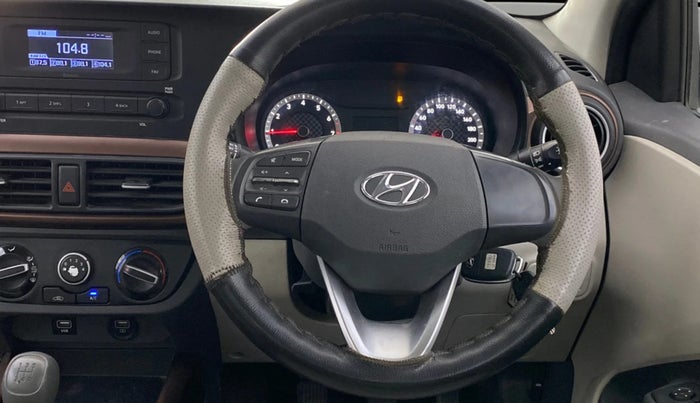 2020 Hyundai AURA S 1.2, Petrol, Manual, 25,424 km, Steering Wheel Close Up