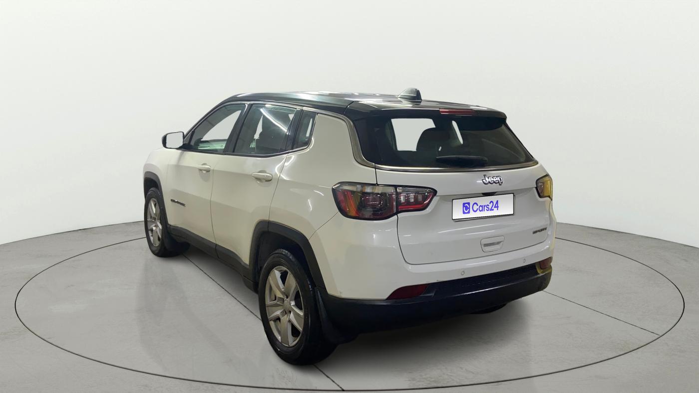 2021 Jeep Compass SPORT 1.4 PETROL DCT, Petrol, Automatic, 1,13,112 km, Left Back Diagonal